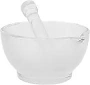 PRETYZOOM 1 Set Glass and Pestle Bowl for Chemical Mixing and Grinding Laboratory Tool High Temperature Resistant Versatile Applications for Experiments