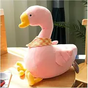 Plush Toy Simulation Big White Goose, Doll Duck Bed Sleeping Pillow Girl Heart Doll Gift Girl 1125 (Color : Pink)