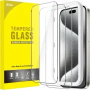Jetech Screen Protector for Iphone 15 Pro 6.1-Inch, Tempered Glass Film with ...