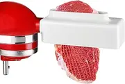 [Lawenme] Meat Tenderizer Attachment for KitchenAid and Cuisinart Stand Mixers - Stainless Steel Gears