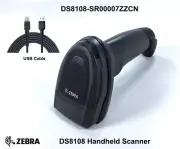 Zebra DS8108-SR00007ZZCN Standard Range 2D Imager Barcode Scanner with USB Cable