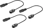 3pcs 9V Battery Clip Converter Snap Connector 2.1mm * 5.5mm Female Plug for Guitar Effect One Spot Power Supply