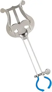 JOINPAYA 1Pc Portable Music Score Clamp for Trumpet Lightweight Durable Sheet Music Clip with Workmanship Silver