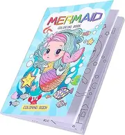 GLSTOY Mini Coloring Book Mermaid Sea Pages Watercolor Drawing Book for Boys and Girls on Birthdays Holidays