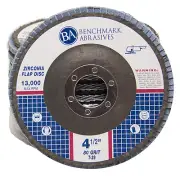 500 Pack 4.5” x 7/8" Professional 80 Grit Zirconia Flap Disc Grinding Wheels T29