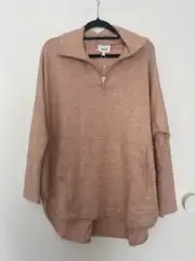 SEED half zip jumper BNWT