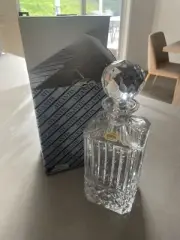 Atlantis Crystal Scotch and Whiskey Decanter - In Box - Rare Find - Unattainable
