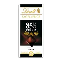 在飛比找7-ELEVEN線上購物中心優惠-[Lindt 瑞士蓮] 極醇系列85%巧克力片100g(黑巧