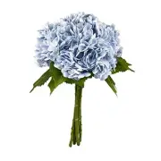 21In Blue Artificial Hydrangea Flowers 5 Pcs Fake Hydrangea Silk Flowers for