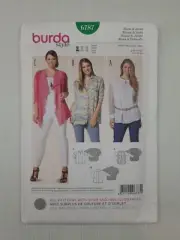 Burda Sewing Pattern 6787 Women's Blouse Jacket Size US 18-34 EUR 44-60 NEW