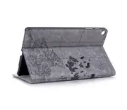 MCC For Samsung Galaxy Tab A (2019) 8.0 T290 T295 World Map Leather Case Cover [Grey]
