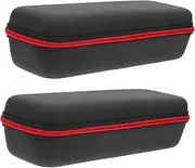 UPKOCH Microphone Covers 2 Pack Protective Case Zipper for Handheld Mic Durable Bag for Travel Outdoor Use Black