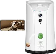 SKYMEE Petalk AI Dog Camera Automatic Treat Dispenser, 5G&2.4G WiFi HD Pet Camera, Remote Treat Tossing