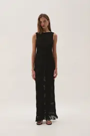 Bather Open Knit Midi Dress