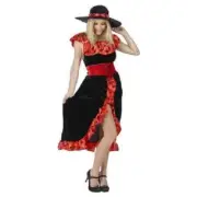 SALSA DANCER ADULT COSTUME - LADY SIZE XXL