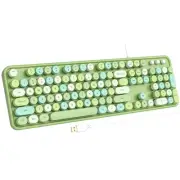 Computer Keyboard Wired, Typewriter Style, Plug Play USB Keyboard with Large ...