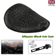 Motorcycle 3" Solo Seat Spring Saddle Seat W/ Bracket For Harley Chopper Bobber