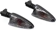 Motorcycle Indicators Flowing Turn Signal Lights Motorcycle Fr&on&t Turn signals Light For Ap&ri&li&a(Smoke)