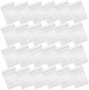 OFFIGAM 100pcs Transparent PVC Jewelry Storage Pouches Self Sealing Earring Bags Durable Pouches for Rings Necklaces and Accessories Convenient Organization