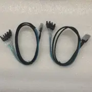 LOT 2x Mini SAS to 4-SATA SFF-8087 Multi-Lane Forward Breakout Internal Cable