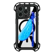 iPhone 16 Pro Ultra Bounce Case MagSafe Compatible Blue Dragon by Sofia Castellanos