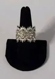 Paparazzi Cosmetic Confetti White Ring