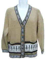 WHOLESALE LOT OF 10 - 100% ALPACA WOOL ANDEAN DESIGN PACO CARDIGAN SWEATERS 7V