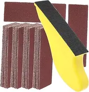 DECOMELODY 1set Assorted Sandpaper for Furniture Finishing Dry Sanding Grit Marked Hook and Design Backing for Sanding and Polishing