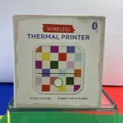 New Sealed CTP500CH Wireless Mini Portable Inkless Thermal Printer(Checkered)
