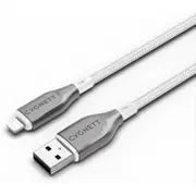 Cygnett Armoured Lightning to USB-A Cable 2M (White)