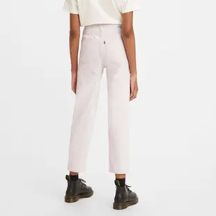 Levi's® MOJ 日本製布料 復古高腰廓型牛仔長褲 白 女款 75645-0018 熱賣單品