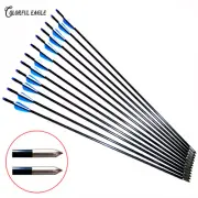 Archery Fibreglass Arrows 31.5"-28" blunt tip Youth Bow arrow Target Practice