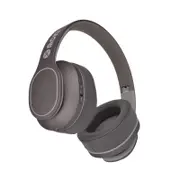 Moki Noise Cancelling Wireless Over-Ear Headphones - Grey