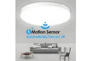 Led Ceiling Light With Motion Sensor For Hallway/garage 30 Cm White