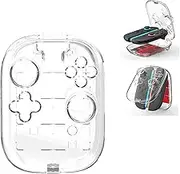 Storage Case for Switch2 Joy-con, Portable Dust-Proof Protective Box for Switch 2 Joy-con, Transparent Shell Case with Magnetic Closure, Can Store Game Cartridges
