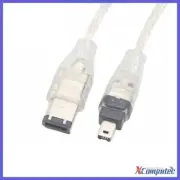 Firewire 400 IEEE 1394 6Pin to 4Pin Cable iLink data cord 400Mbps 1.5m Copper