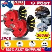 2X Super Horn 300DB Super Loud Horn Snail Motorcycle Car Truck Boat Train 12v AU (for: Alfa Romeo)