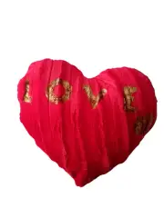 TBM Heart Pillow Heart PLush cushion , decoration pillow fluffy heart cushion