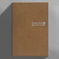 在飛比找momo購物網優惠-【IWI】TAKUMI匠 和紙筆記本A5銀標-方格內頁-NT