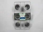 Nordic Ware Popover Pan-4 Cup Capacity-Makes (6)-Silver-NIP