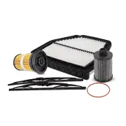 Sakura Front Wiper Blades & Filter Service Kit for Holden Captiva CG 2.2L 12-On