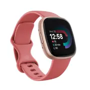 Fitbit Versa 4 Fitness Tracker - Pink Sand/Copper Rose Aluminium