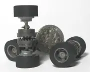 3 TYCO TCR Slot Car REAR End GEARS TIRES & WHEELS MINT!