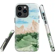 For iPhone 14 Pro Max Case Tough Protective Cover, Mountainous Nature