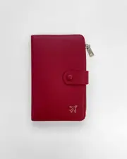 Passport Wallet - Dark Red