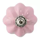 Vintage Flower Ceramic Drawer Knob Interior Furniture Cupboard Door Handle Pink