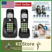 New VG131-21 2-Handset Cordless Phone: Bluetooth, Big Buttons, Caller ID & More