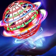 Flying Orb Ball Toy Hand Controlled Hover Ball with LED Lights 360° Rotating ...