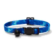 All Day Galaxy Cat Collar Blue