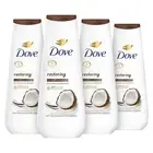Dove Body Wash Restoring Coconut & Cocoa Butter 4 Count NEW